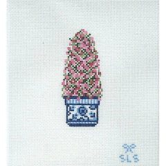 SLS Needlepoint Chinoiserie Trellis Needlepoint Canvas