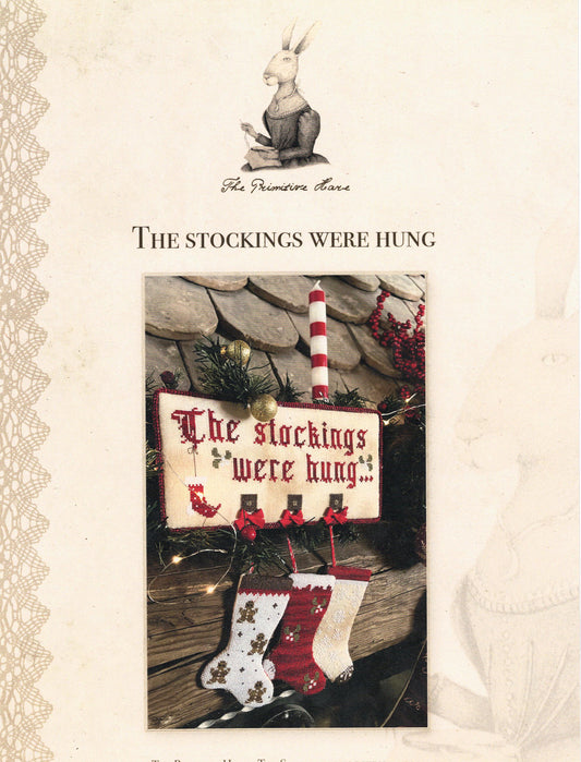 The Primitive Hare The Stockings Were Hung Cross Stitch Pattern