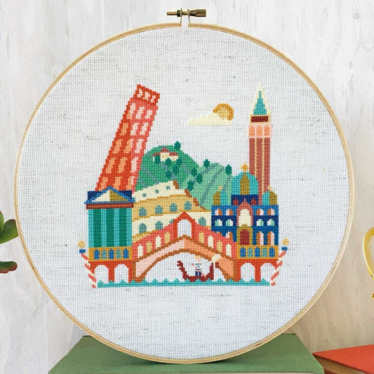 Satsuma Street Pretty Little Italy Cross Stitch Pattern