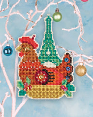 Satsuma Street French Hen Cross Stitch Kit