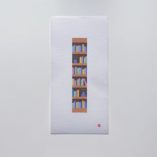 Saturnalia Stitching Bookish Bookmark Key Fob Needlepoint Canvas