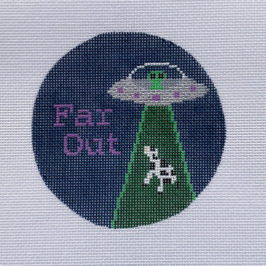 Saturnalia Stitching Far Out Needlepoint Canvas