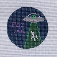 Saturnalia Stitching Far Out Needlepoint Canvas