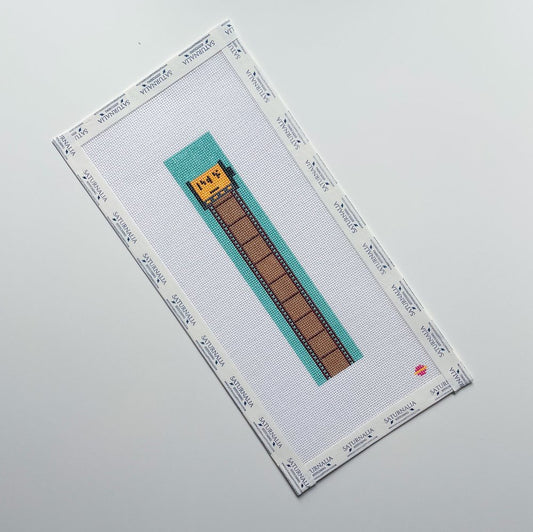 Saturnalia Stitching Film Strip Bookmark Key Fob Needlepoint Canvas
