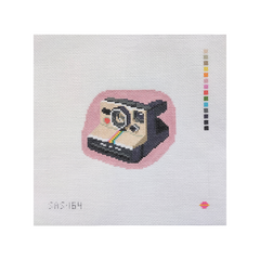 Saturnalia Stitching The Instant Camera Needlepoint Canvas