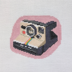 Saturnalia Stitching The Instant Camera Needlepoint Canvas