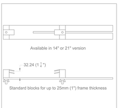 Lowery Workstands Long Frame Adaptor - 14”