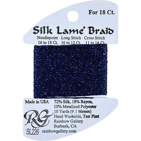 Rainbow Gallery Silk Lame Braid 18 - 226 Starry Night