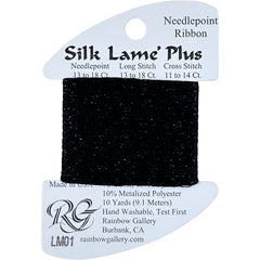 Rainbow Gallery Silk Lame Plus - 01 Black