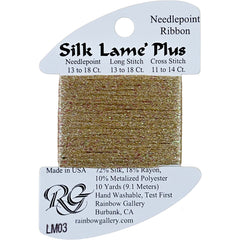 Rainbow Gallery Silk Lame Plus - 03 Ecru