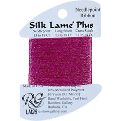 Rainbow Gallery Silk Lame Plus - 26 Raspberry