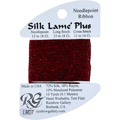 Rainbow Gallery Silk Lame Plus - 27 Garnet