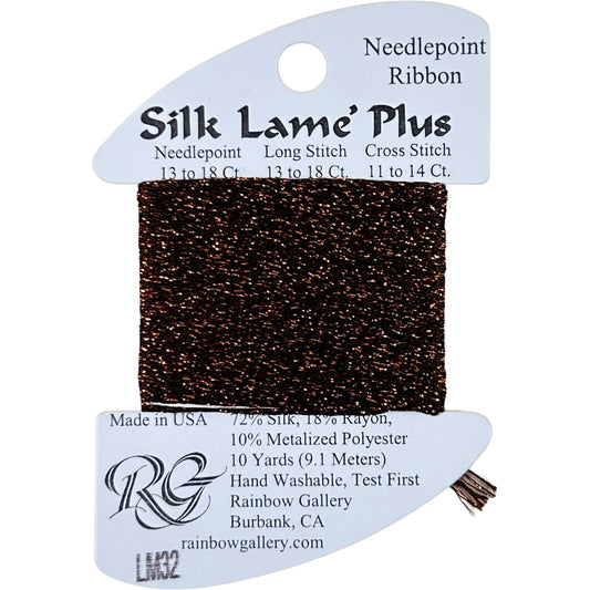 Rainbow Gallery Silk Lame Plus - 32 Coffee