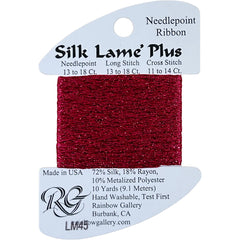 Rainbow Gallery Silk Lame Plus - 45 Deep Rose