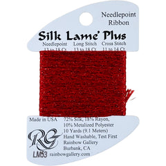 Rainbow Gallery Silk Lame Plus - 53 Crimson