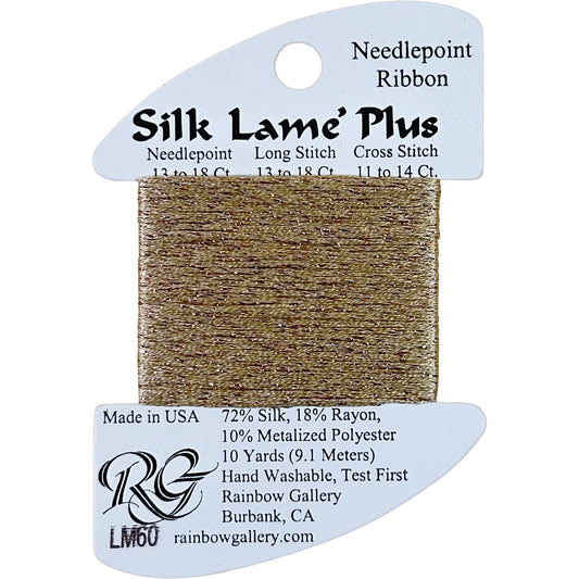 Rainbow Gallery Silk Lame Plus - 60 Camel