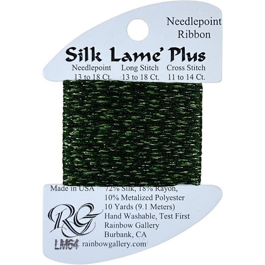 Rainbow Gallery Silk Lame Plus - 64 Deep Avocado