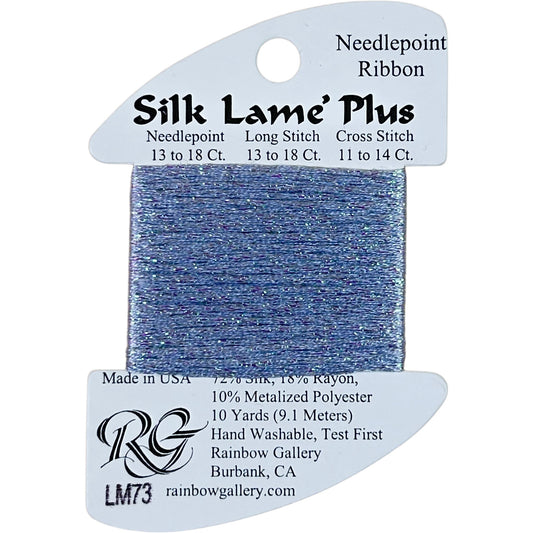 Rainbow Gallery Silk Lame Plus - 73 Pale Lavender Blue