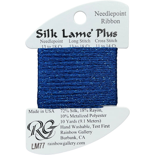 Rainbow Gallery Silk Lame Plus - 77 Royal Blue