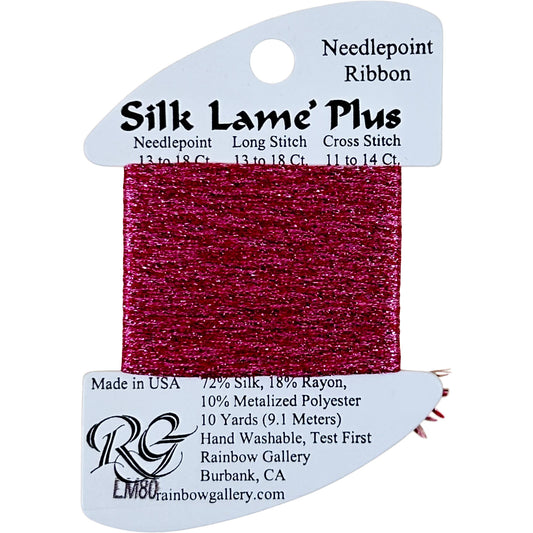 Rainbow Gallery Silk Lame Plus - 80 Pink Carnation