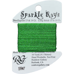 Rainbow Gallery Sparkle Rays - 47 Light Christmas Green