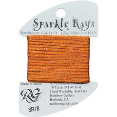 Rainbow Gallery Sparkle Rays - 78 Dark Pumpkin
