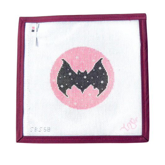 Spellbound Stitchery Celestial Bat Needlepoint Canvas