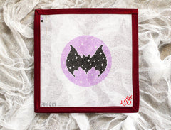 Spellbound Stitchery Celestial Bat Purple Needlepoint Canvas
