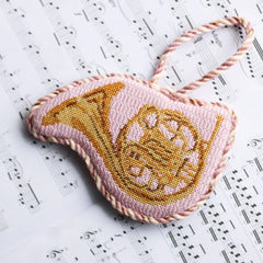 Spellbound Stitchery French Horn Needlepoint Canvas