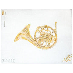 Spellbound Stitchery French Horn Needlepoint Canvas