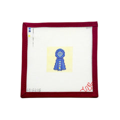 Spellbound Stitchery Mini Blue Ribbon Needlepoint Canvas