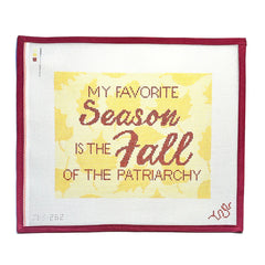 Spellbound Stitchery My Favorite Season Needlepoint Canvas