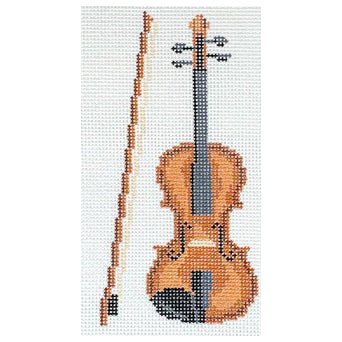 Spellbound Stitchery Violin Needlepoint Canvas