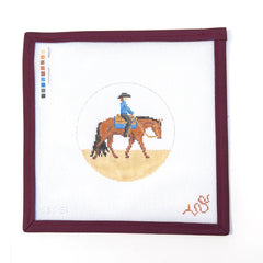 Spellbound Stitchery Western Pleasure Needlepoint Canvas