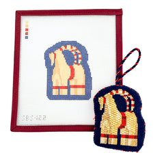 Spellbound Stitchery Yule Goat Needlepoint Canvas
