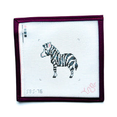 Spellbound Stitchery Zebra Needlepoint Canvas