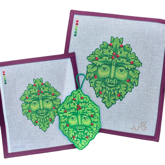 Spellbound Stitchery The Green Man Needlepoint Canvas