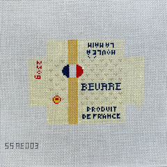 Stitch Style Alli Eagan Designs 3D French Butter Needlepoint Canvas