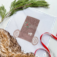 Stitch Style Alli Eagan Designs 3D Buche de Noel Needlepoint Canvas