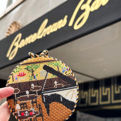 Stitch Style Bemelmans Bar at the Carlyle Hotel Needlepoint Canvas