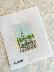 Stitch Style Alli Eagan Designs Parisian Window Needlepoint Canvas