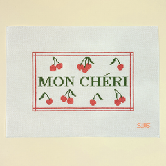 Stitching with Stacey Mon Cheri Needlepoint Canvas