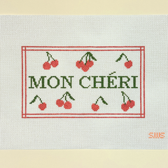 Stitching with Stacey Mon Cheri Needlepoint Canvas