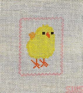 Stitching with Stacey Tiny Easter Chick Needlepoint Canvas