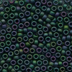 Sundance Designs Seed Beads Size 11 - F463B Flat Multi Peacock