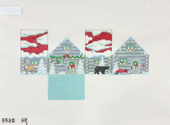 Susan Roberts Needlepoint Cabin In The Woods Mini House Needlepoint Canvas