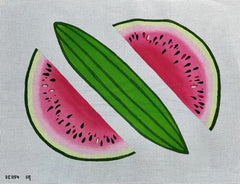 Susan Roberts Needlepoint Barbara Eyre 3D Watermelon Needlepoint Canvas