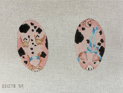 Susan Roberts Needlepoint Barbara Eyre Pig Scissor Case Needlepoint Canvas