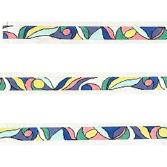 Susan Roberts Needlepoint Curves and Circles Belt Needlepoint Canvas