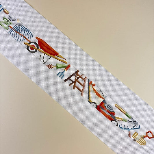 Susan Roberts Needlepoint Gardening Belt Needlepoint Canvas